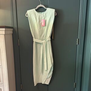 Amanda Uprichard Mint Midi Dress